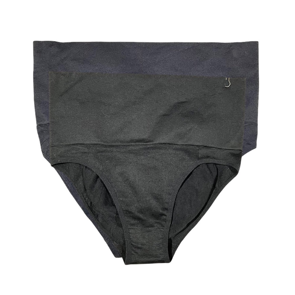 NWOT Me Moi Tummy & Butt Smoothing & Shaping Briefs In Black Size XL